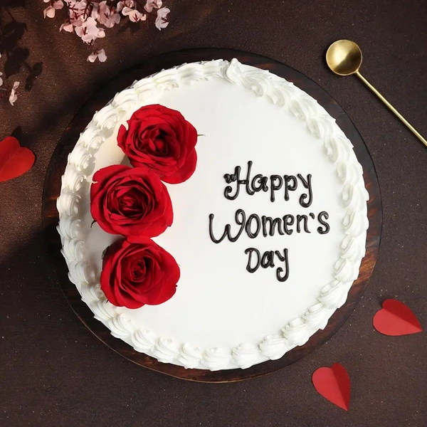 Women's Day Red Velvet Cake - 1.5 Kg