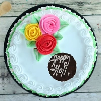 Round Shaped Vanilla Cake - 2 Kg