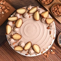 Gulab Jamun Badam Cream Cake - 1.5 Kg