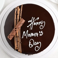 Mothers Day Glazed Chocolate Truffle Cake - 500 Gm