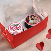 Best Mom Ever Photo Cupcakes