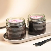 Cutesy Mom Love Chocolate Jar Cakes - 375 Ml