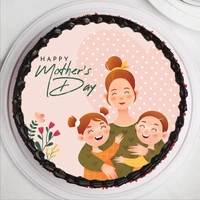 Sentimental Mothers Day Truffle Cake - 500 Gm