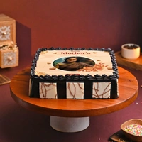 Hearwarming Photo Cake For Mom - 1.5 Kg