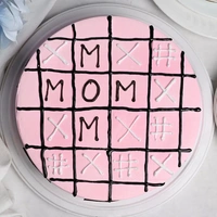 Strawberry Tic Tac Toe Cake - 1 Kg
