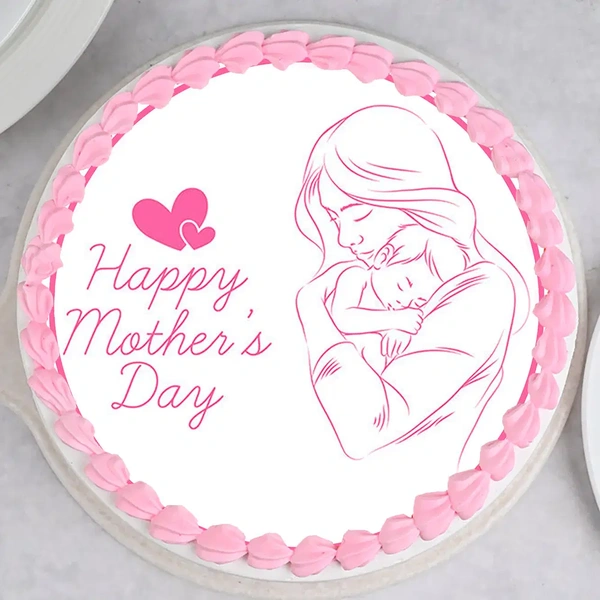 Sweet Mothers Day Cake Delight - 1.5 Kg