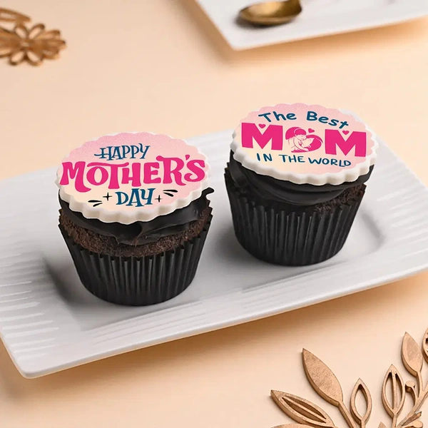 Best Mom Cupcake Duo - 2 Pcs