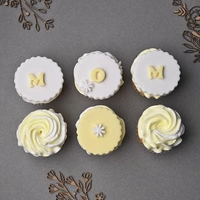 Mothers Day Floral Pineapple Cupcakes - 6 Pcs