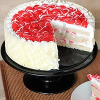 White Chocolate Cherry Topped Cake - 1 Kg