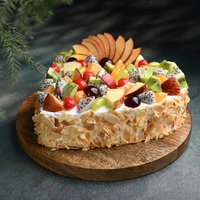 Heart Shape Fruits & Nuts Cake - 500 Gm