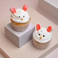 Bunnilicious Vanilla Cupcake Duo - 2 Pcs
