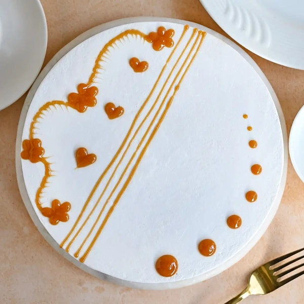 Classic Vanilla Caramel Cake - 1.5 Kg