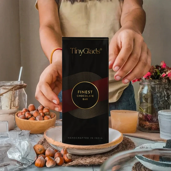 Hazelnut Semi Sweet Chocolate Bar - 80 Gm