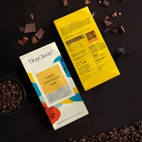 Raisin Coffee Dark Chocolate Bar - 80 Gm