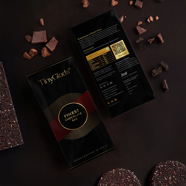 Quinoa Semi Sweet Chocolate Bar - 80 Gm