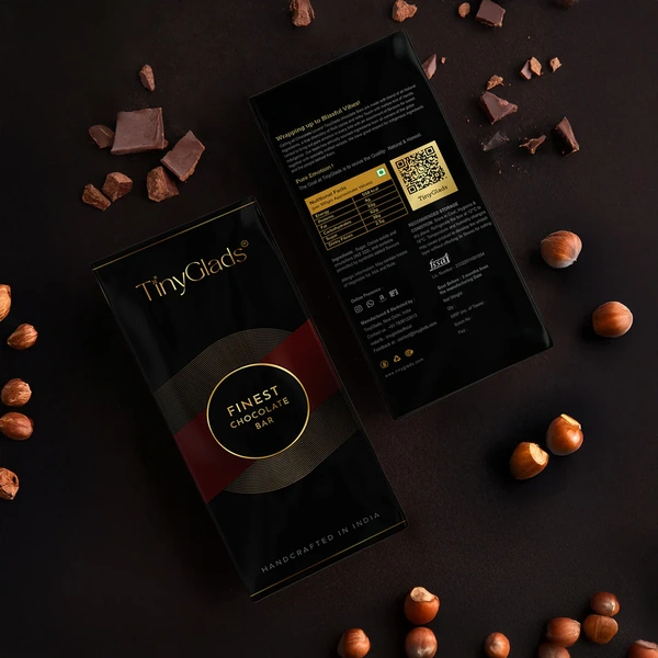 Hazelnut Semi Sweet Chocolate Bar - 80 Gm