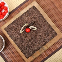 Choco Cherry Black Forest Square Cake - 500 Gm