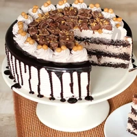Chocolate Five Star Cream Cake - 500 Gm