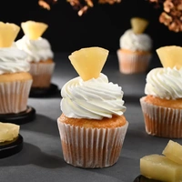 Pineapple Cupcake - 4 Pcs
