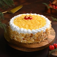 Whipped Cream Pineapple Cake - 1.5 Kg