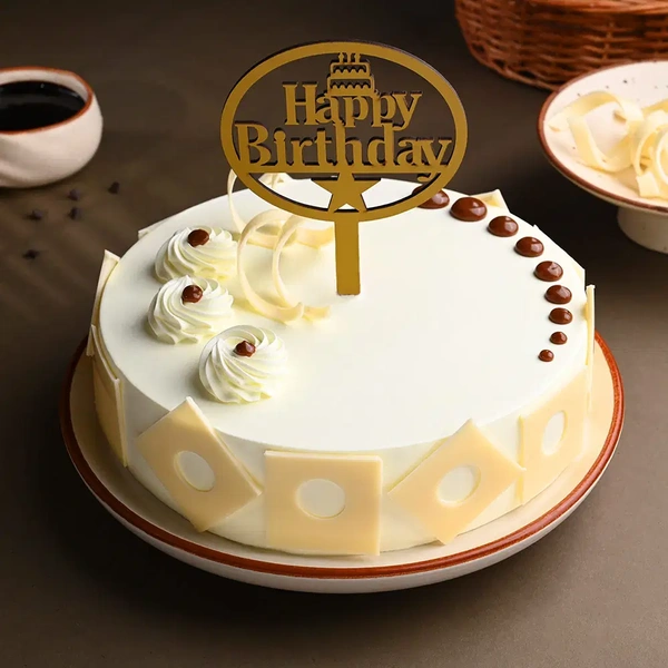 Delightful Butterscotch Birthday Cake - 1.5 Kg