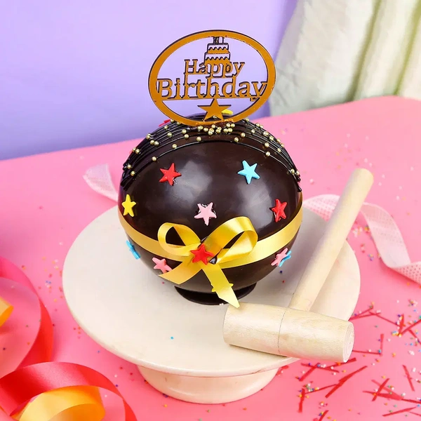 Choco Pinata Birthday Cake - 750 Gm
