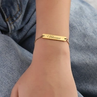 Golden Personalised Chic Bracelet