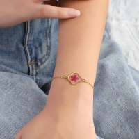 Tranquil Resin Gold Bracelet