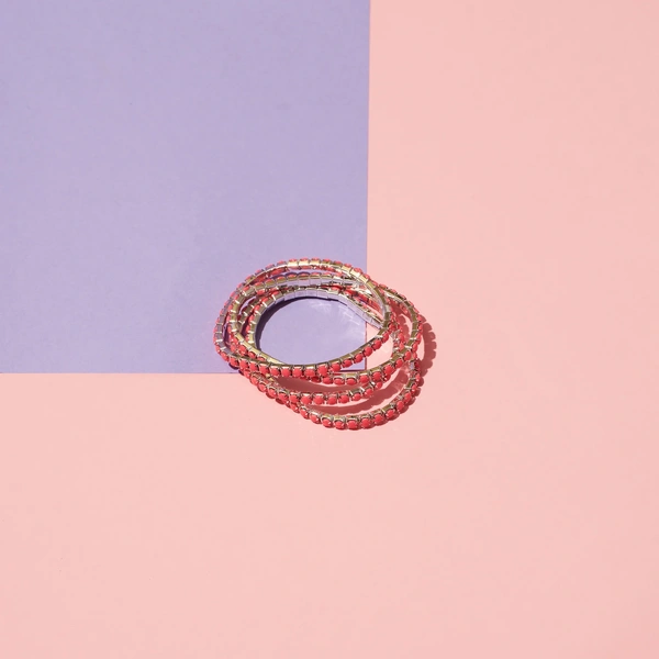 Set of 4 ElectricRose Stretchable Band