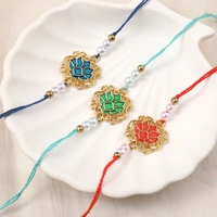 Set of 3 Lotus Blessing Rakhis