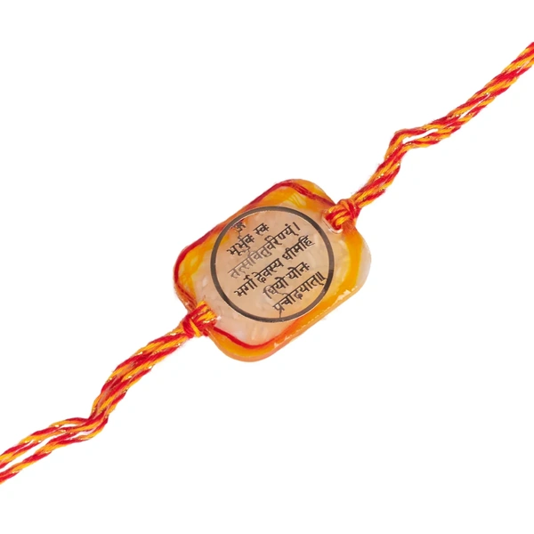 Resin Gold Rakhi