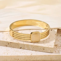 Emerald Stone Gold Bracelet