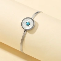 Eye of Protection Silver Bracelet