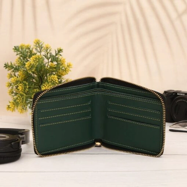 Personalized Unisex Wallet With Name & Charm