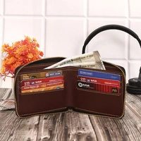 Personalized Unisex Brown Wallet with Name & Charm