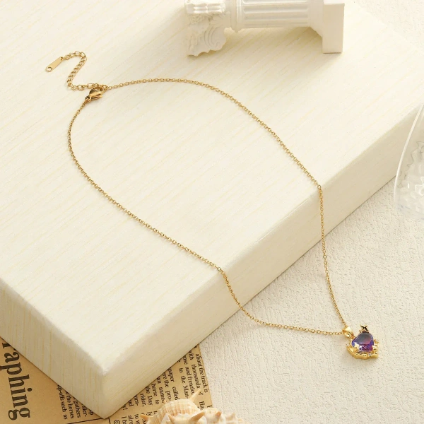 Flaming Passion Pendant - Gold