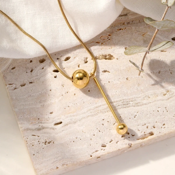 Ball Drop Gold Chain