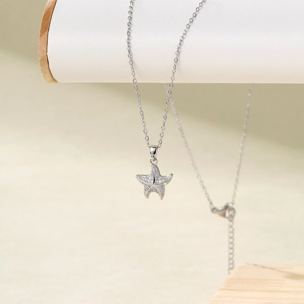 Star of the Sea Silver Necklace