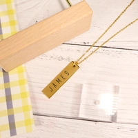 Personalised Golden Elegance Necklace