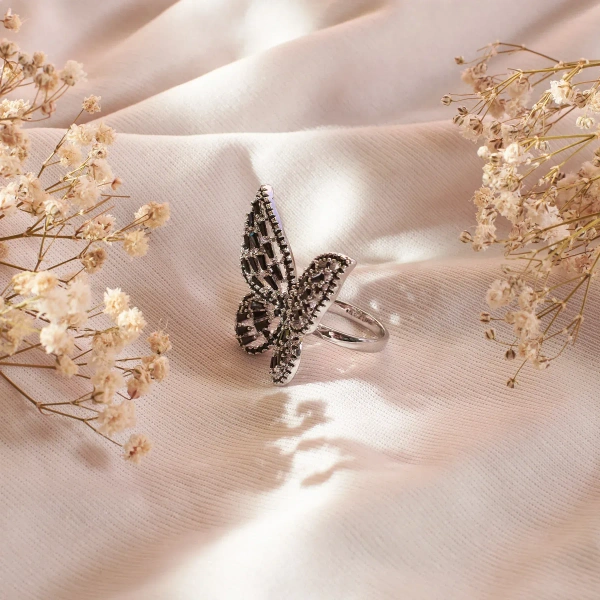 Serene Butterfly Bliss Ring