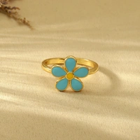 Blue Bud Ring