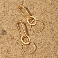 Lineage Layered Gold Earring