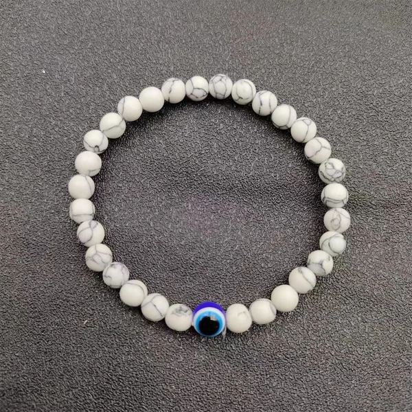 Protective Evil Eye Natural Stone Band