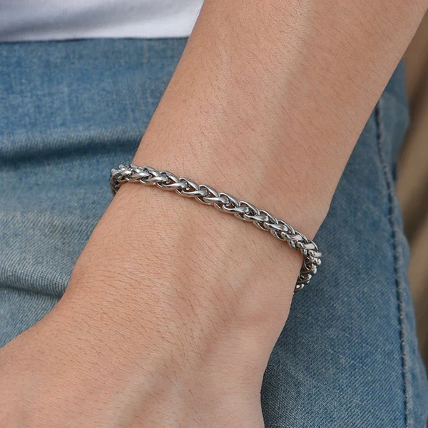 Xavier Silver Bracelet