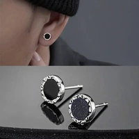 Black Beaten Studs