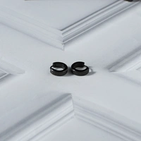 Modern You Black Earrings