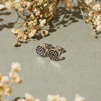 Illuminati Black Studs