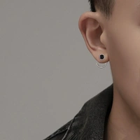 Modern Style Black Hoops