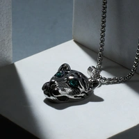 Jungle King Silver Pendant