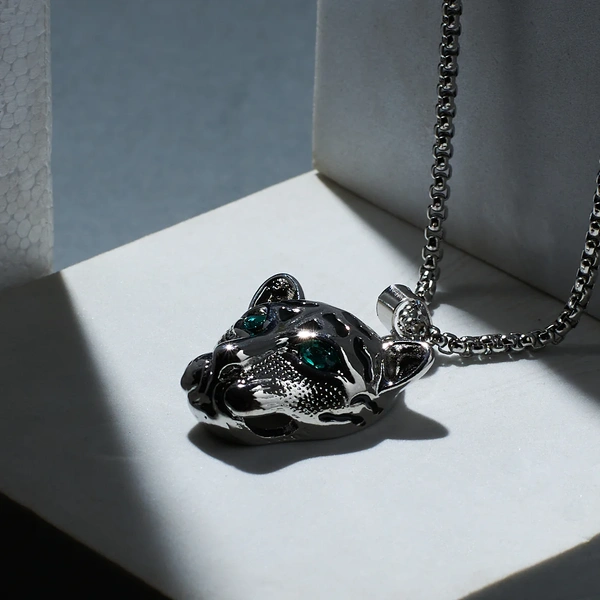 Jungle King Silver Pendant